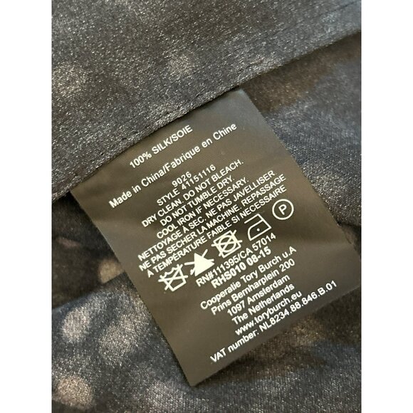 Tory Burch Womens Printed Polka Dot Silk Button-Front Blouse Size 2 - Picture 5 of 5